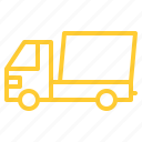 delivery, shipping, truck, pickup truck, package, transportation