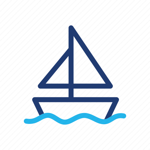Transport, transportation, vehicle, sail, boat icon - Download on Iconfinder