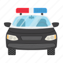automobile, car, cop, police, siren, transport, transportation
