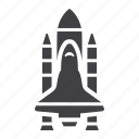 rocket, shuttle, space, spaceship, transport, transportation, vehicle