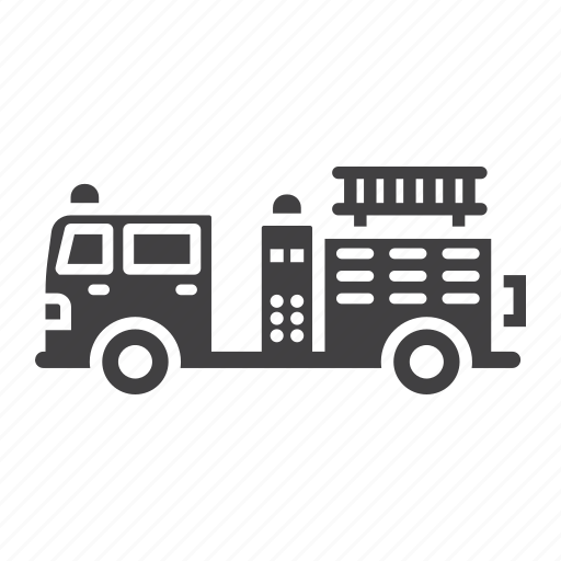 Emergency, engine, fire, transport, transportation, truck, vehicle icon - Download on Iconfinder