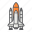 rocket, shuttle, space, spaceship, transport, transportation, vehicle 