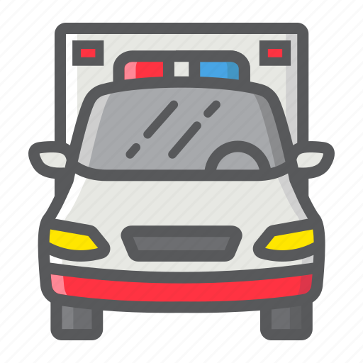 Ambulance, emergency, hospital, medicine, transport, transportation, vehicle icon - Download on Iconfinder
