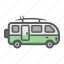 bus, camper, surfer, transport, transportation, van, vehicle 
