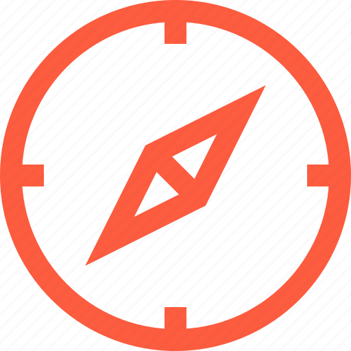 Arrow, compass, gps, navigation, orienteering, travel, wayfinding icon - Download on Iconfinder