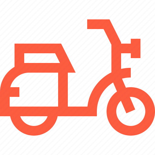 Bike, motorbike, scooter, transport, travel, trip, vehicle icon - Download on Iconfinder