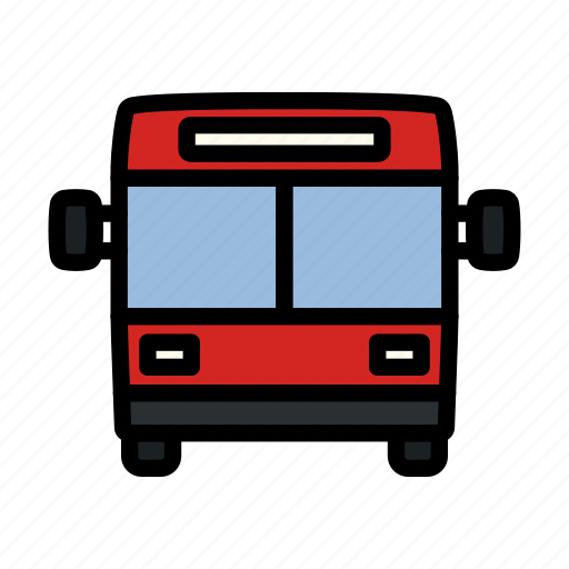 City, bus, shuttle, transport, lineart, transportation, travel icon - Download on Iconfinder