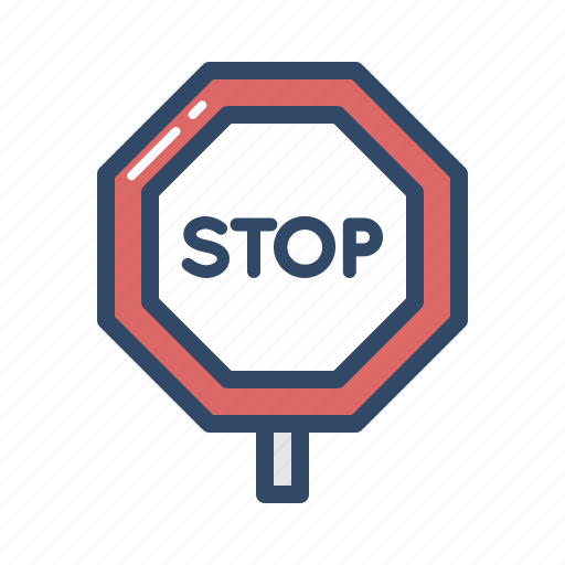 Road, sign, stop, street, transportation, travel, vehicle icon - Download on Iconfinder