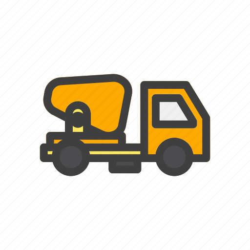 Car, drive, mixer truck, transport, transportation, truck icon - Download on Iconfinder