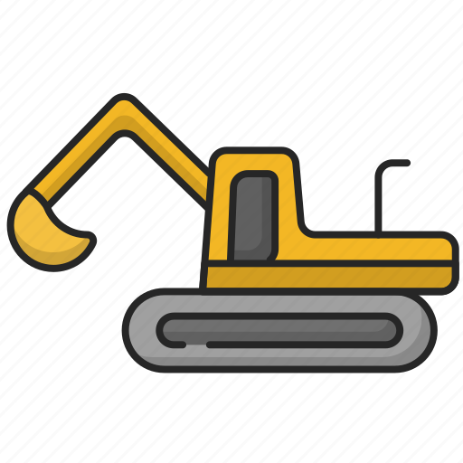 Excavator, vehicle, construction icon - Download on Iconfinder