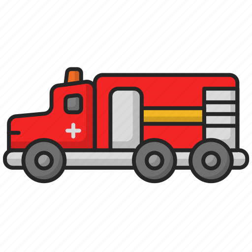 Truck, rescue, fire, vehicle, emergency icon - Download on Iconfinder