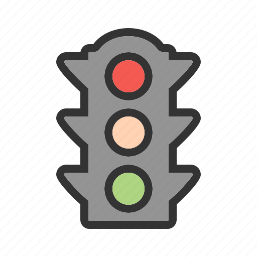 Light, road, sign, signal, stop, traffic, transportation icon - Download on Iconfinder