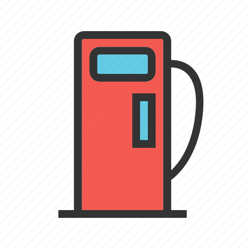 Fuel, fueling station, gasoline, petrol, pump, refill, transport icon - Download on Iconfinder