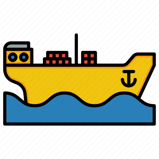 Cargo, ship, transport, boat icon - Download on Iconfinder