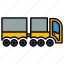 articulated truck, cargo, transport, truck 