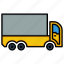 box truck, cargo, transport, truck 