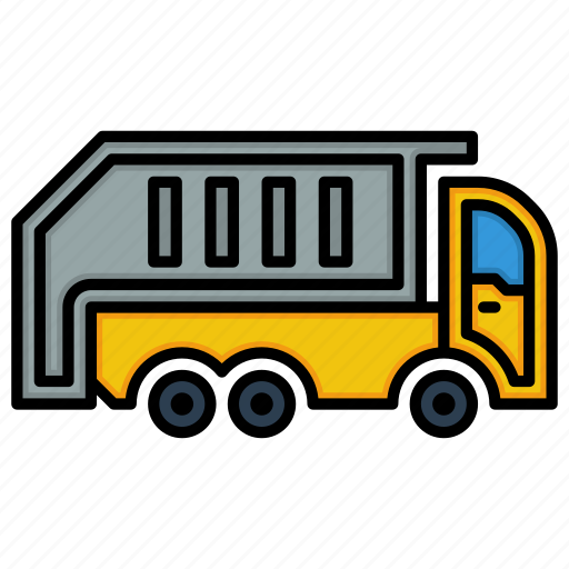 Construction, transport, trash, truck icon - Download on Iconfinder