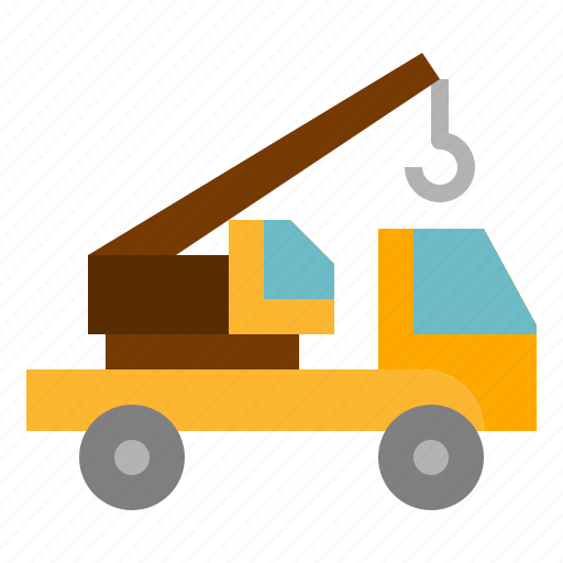 Crane, transportation, truck icon - Download on Iconfinder