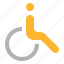 disabled, person, wheelchair 