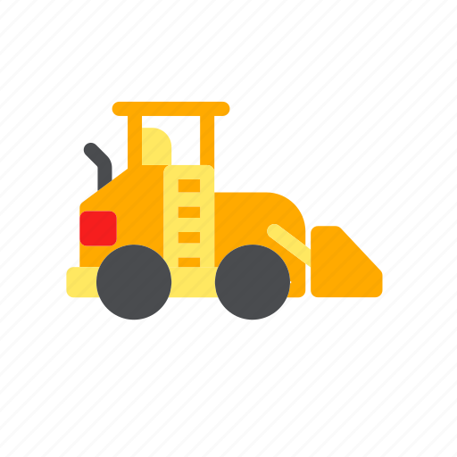 Car, drive, scraper, tractor, transport, transportation icon - Download on Iconfinder
