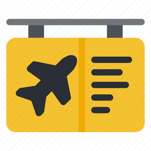 Transportation, airport, terminal, travel, airplane, flight, passenger icon - Download on Iconfinder