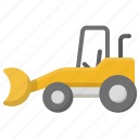 excavator, vehicle, construction, work