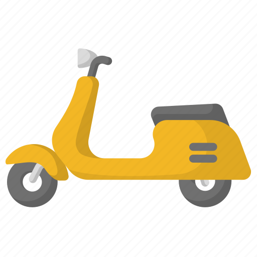 Motorcycle, vespa, scooter, vehicle, transportation icon - Download on Iconfinder