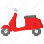 scooter, motorcycle, vespa, vehicle, transportation 