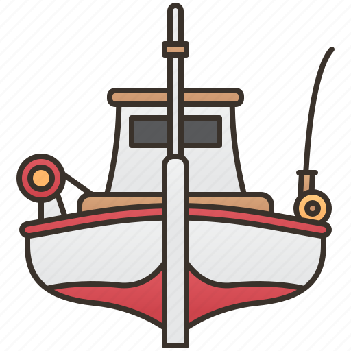 Boat, fishery, fishing, ocean, trawler icon - Download on Iconfinder