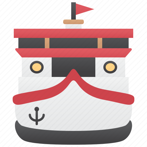 Boat, ferry, ship, tourism, transportation icon - Download on Iconfinder