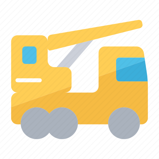 Construction, crane, lift, load, transportation icon - Download on Iconfinder