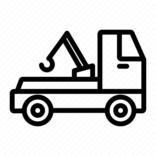 Tow, truck, transport, transportation, vehicle icon - Download on Iconfinder