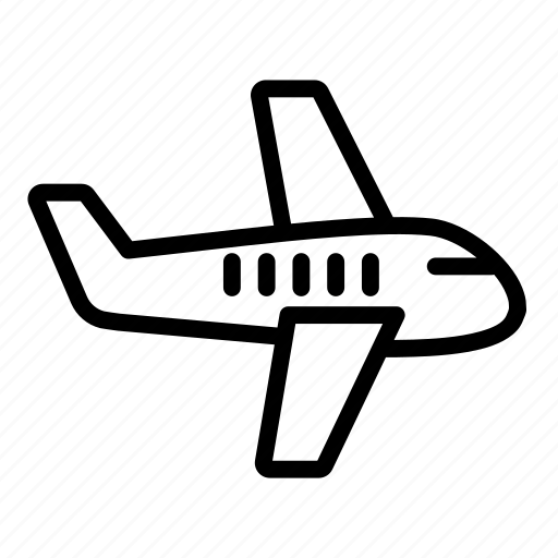 Air, plane, airplane, travel, transportation, flight, transport icon - Download on Iconfinder