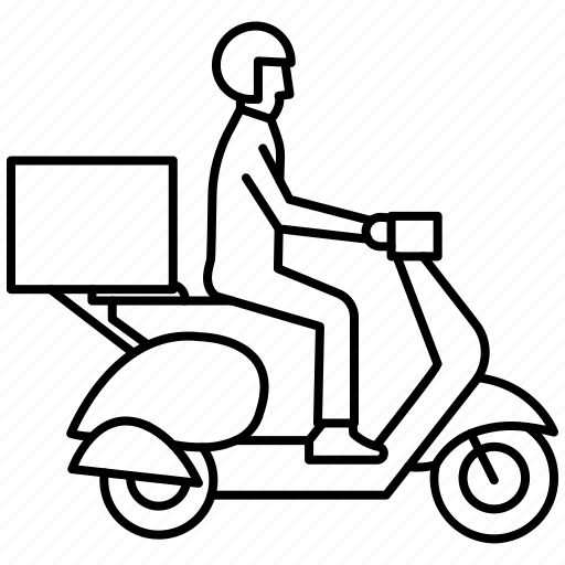 Scooter, vespa, transport, delivery, service icon - Download on Iconfinder