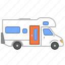 caravan, trailer, camper, vehicle