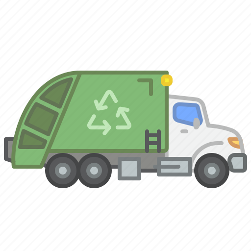 Dump, truck, garbage, recycle, ecology icon - Download on Iconfinder