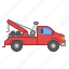 crane, lifter, tow truck, truck trailer 