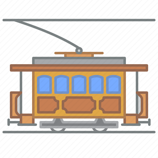 Tram, subway, tramway, railway icon - Download on Iconfinder