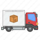 truck, delivery, shipping, logistic