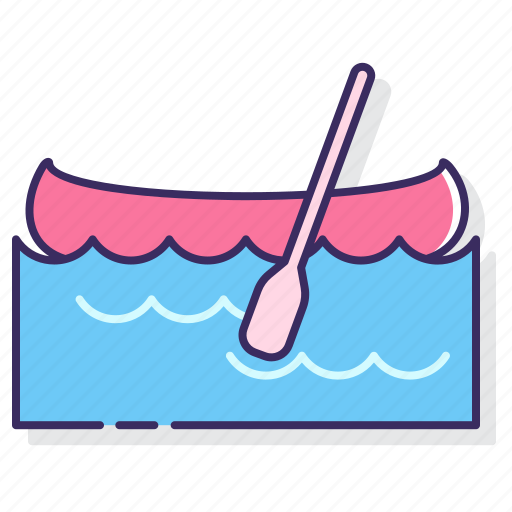 Canoe, transport, water icon - Download on Iconfinder