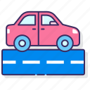 car, road, vehicle