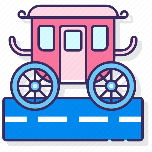 Carriage, horse, transportation icon - Download on Iconfinder