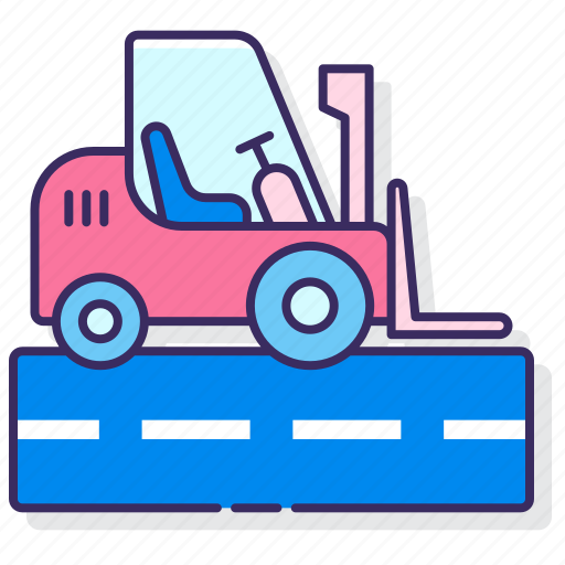 Forklift, shipping, warehouse icon - Download on Iconfinder