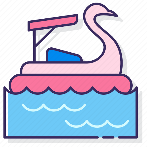 Pedalo, transport, water icon - Download on Iconfinder