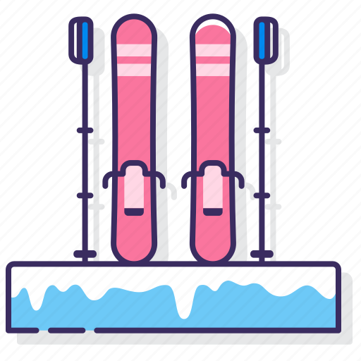 Ice, skis, transport icon - Download on Iconfinder