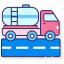 delivery, tanker, transport, truck 