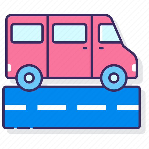 Road, transport, van icon - Download on Iconfinder