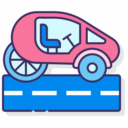 Land, transport, velomobile icon - Download on Iconfinder