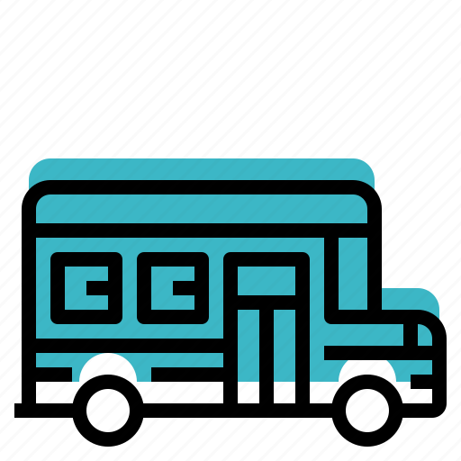 Bus, coach, mini, transport, van, vehicle icon - Download on Iconfinder