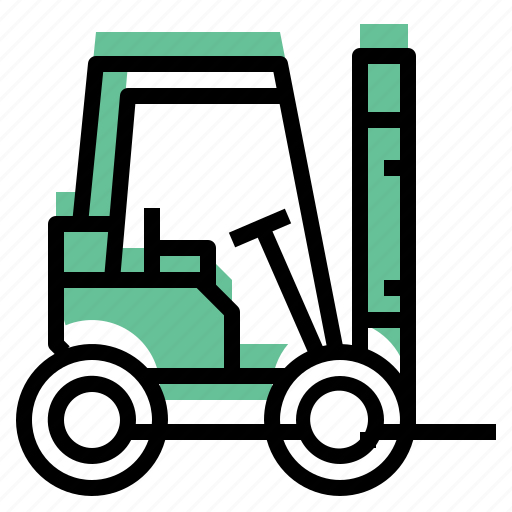 Delivery, fork, lift, shipping, vehicle icon - Download on Iconfinder